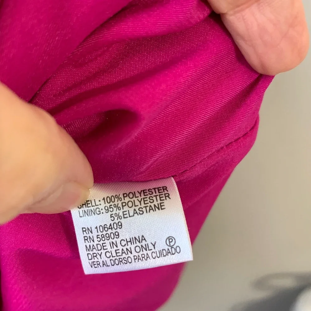 Katherine Kelly Pink Halter Dress Sleeveless Party Cocktail Size 12 - Picture 9 of 10
